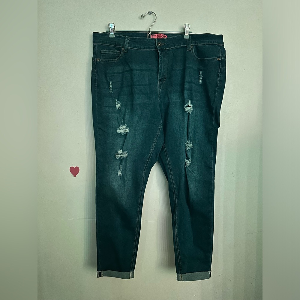 Wax Jean Blue Skinny Jeans